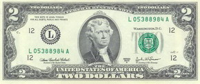 история американского доллара. номиналы банкнот